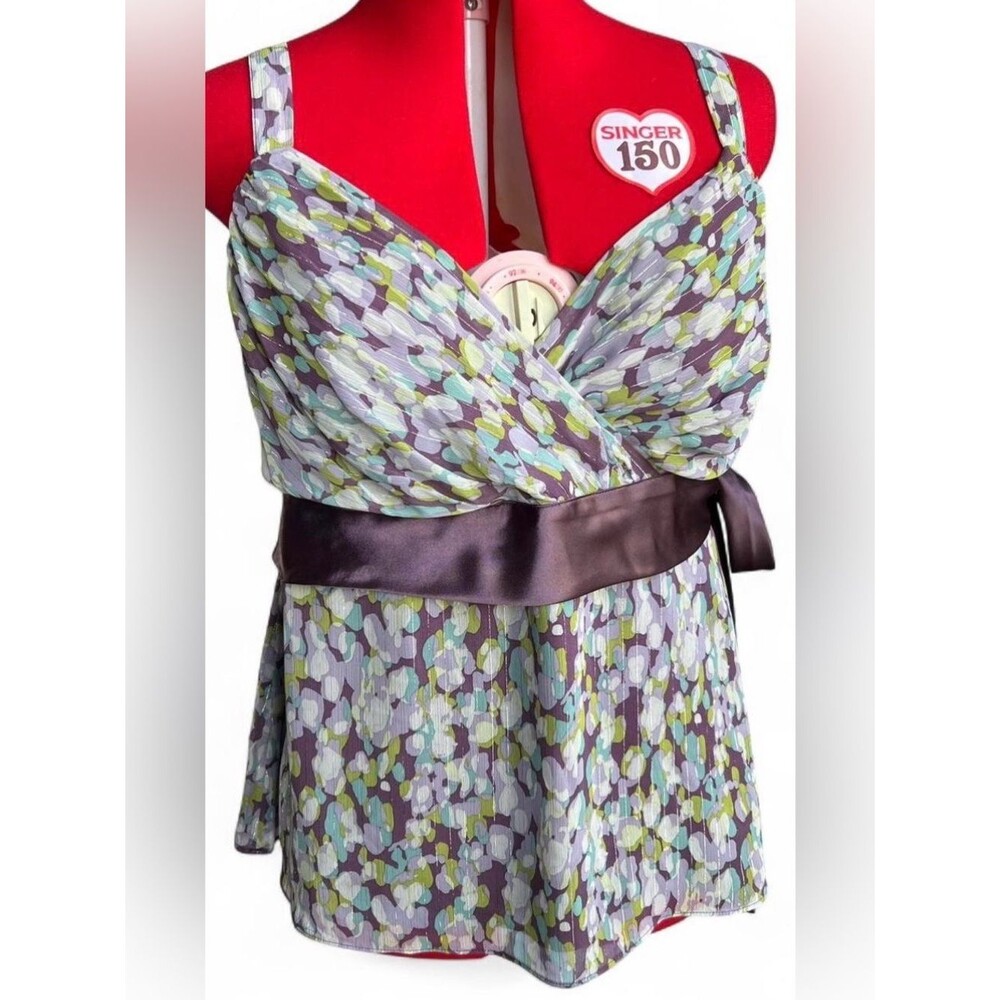 Lane Bryant Sleeveless Romantic Blouse/Top, Size 16